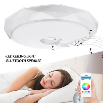 LED Ceiling Light RGB Dimmable 36W With APP Control bluetooth Speaker Music Ceiling Lights Lamp Dimmable Living Room Bedroom
LED Ceiling Light RGB Dimmable 36W With APP Control bluetooth Speaker Music Ceiling Lights Lamp Dimmable Living Room Bedroom