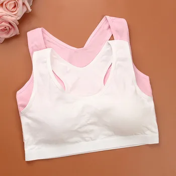 Children Underwears Soft Cotton Teenage Girls Underwear Bras Sports Kids Puberty Girl Bra Young Students Sport Training Bra
Children Underwears Soft Cotton Teenage Girls Underwear Bras Sports Kids Puberty Girl Bra Young Students Sport Training Bra