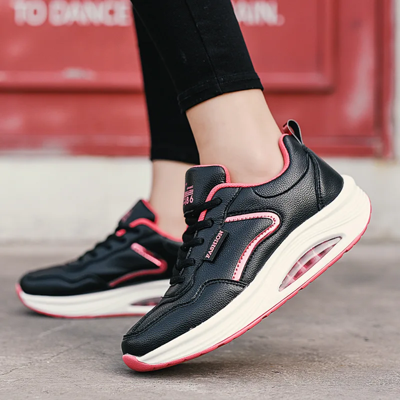 WOMEN'S Shoes Autumn And Winter New Style Thick Bottomed Rocking Shoes Air Cushion Cushioning Comfortable Athletic Shoes Lightwe
WOMEN'S Shoes Autumn And Winter New Style Thick Bottomed Rocking Shoes Air Cushion Cushioning Comfortable Athletic Shoes Lightwe