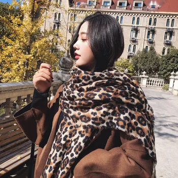 Sale Leopard Femme Women Winter Blanket Scarf Warm Soft Cashmere Thicken Long Ladies Tassel Scarves 
Sale Leopard Femme Women Winter Blanket Scarf Warm Soft Cashmere Thicken Long Ladies Tassel Scarves