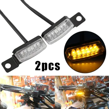 2pc Mini LED Motorcycle Turn Signal Light Blinkers Indicator Bendable Tail Stop Signal Front Rear Peg Lamp Amber Vibration proof
2pc Mini LED Motorcycle Turn Signal Light Blinkers Indicator Bendable Tail Stop Signal Front Rear Peg Lamp Amber Vibration proof