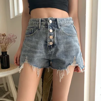 TVVOVVIN 2020 New Spring High Waist Wide Leg Shorts Female Wild Fashion Retro Distressed Washed Single Breasted ZA3050 
TVVOVVIN 2020 New Spring High Waist Wide Leg Shorts Female Wild Fashion Retro Distressed Washed Single Breasted ZA3050