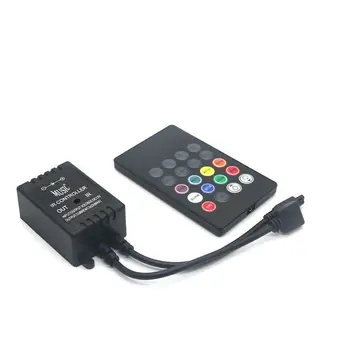 Mini DC12-24V 20 Keys Music IR Remote Controller for RGB 5050/3528/2835 LED Strip Light Black XI
Mini DC12-24V 20 Keys Music IR Remote Controller for RGB 5050/3528/2835 LED Strip Light Black XI
