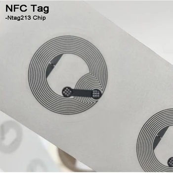 Phone HF NFC tag with sticker Ntag213-chip Read/Write 13.56MHz ISO14443A RFID Label tag Wet-inlay for Payment/Access control
Phone HF NFC tag with sticker Ntag213-chip Read/Write 13.56MHz ISO14443A RFID Label tag Wet-inlay for Payment/Access control