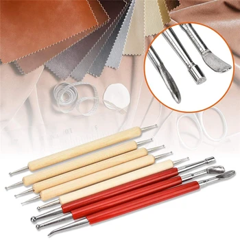 8Pcs Leather Craft Tool Modeling Point Stylus Modelling Splicing Carving Tool Spoon Balls Embossing Carving Press Tools
8Pcs Leather Craft Tool Modeling Point Stylus Modelling Splicing Carving Tool Spoon Balls Embossing Carving Press Tools