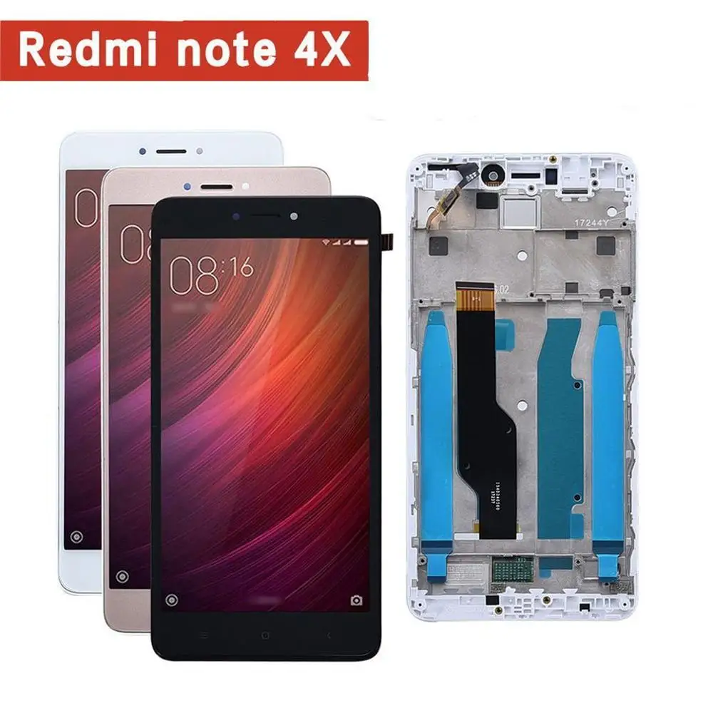 For Xiaomi redmi Note 4X/Note 4 Global Glass LCD display Touch Screen Assembly Panel Frame Screen Digitizer Replacement Part
For Xiaomi redmi Note 4X/Note 4 Global Glass LCD display Touch Screen Assembly Panel Frame Screen Digitizer Replacement Part