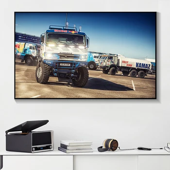 Modern Decoration Canvas Posters and Prints Paintings Wall Art KAMAZ Trucks Silk Way Master Rallying Vehicle Outdoor Pictures
Modern Decoration Canvas Posters and Prints Paintings Wall Art KAMAZ Trucks Silk Way Master Rallying Vehicle Outdoor Pictures