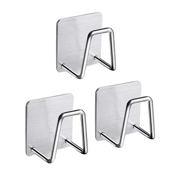 New 3pcs Sponge Drain Rack Stainless Steel Sponge Storage Rack Durable Kitchen Drain Holder Puch Free Sink Shelf For Kitchen
New 3pcs Sponge Drain Rack Stainless Steel Sponge Storage Rack Durable Kitchen Drain Holder Puch Free Sink Shelf For Kitchen