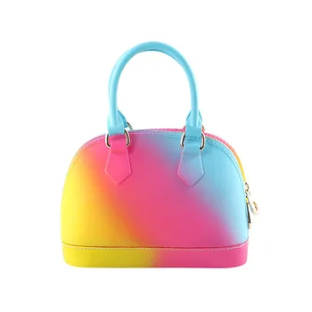Bright Color Transparent Handbag Jelly Shell Shoulder Bag Candy Color Purses Women's Cross Body Bag PVC Beach Bag
Bright Color Transparent Handbag Jelly Shell Shoulder Bag Candy Color Purses Women's Cross Body Bag PVC Beach Bag