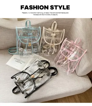 Women Fashion Clear Backpack Heavy Duty See Through Drawstring Bag High Capacity Features for College Work Stadium Travel 2020
Women Fashion Clear Backpack Heavy Duty See Through Drawstring Bag High Capacity Features for College Work Stadium Travel 2020