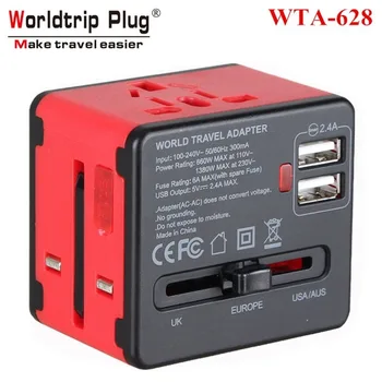Converter USB Multi-purpose Switch Plug Multi-function Switch Plug EU US Switch Head Converter Conversion Plug
Converter USB Multi-purpose Switch Plug Multi-function Switch Plug EU US Switch Head Converter Conversion Plug