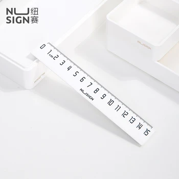 Nusign Matte Ruler Double-sided Use Numerical 15cm Long With Scale Teaching Aid Ruler ABS Simple Design School Office Supplies
Nusign Matte Ruler Double-sided Use Numerical 15cm Long With Scale Teaching Aid Ruler ABS Simple Design School Office Supplies