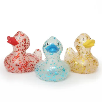 11Cm Rubber Duck Baby Bathing Toys Sequin Duck Children'S Bath Shower Waterfloating Cognitive Education Duck Decoration
11Cm Rubber Duck Baby Bathing Toys Sequin Duck Children'S Bath Shower Waterfloating Cognitive Education Duck Decoration