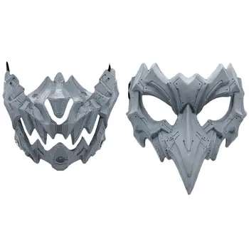 Halloween Half Face Mask Mechanical Beak Mask Mechanical Tiger Mask Cosplay Props Half Face Mask for Adults
Halloween Half Face Mask Mechanical Beak Mask Mechanical Tiger Mask Cosplay Props Half Face Mask for Adults