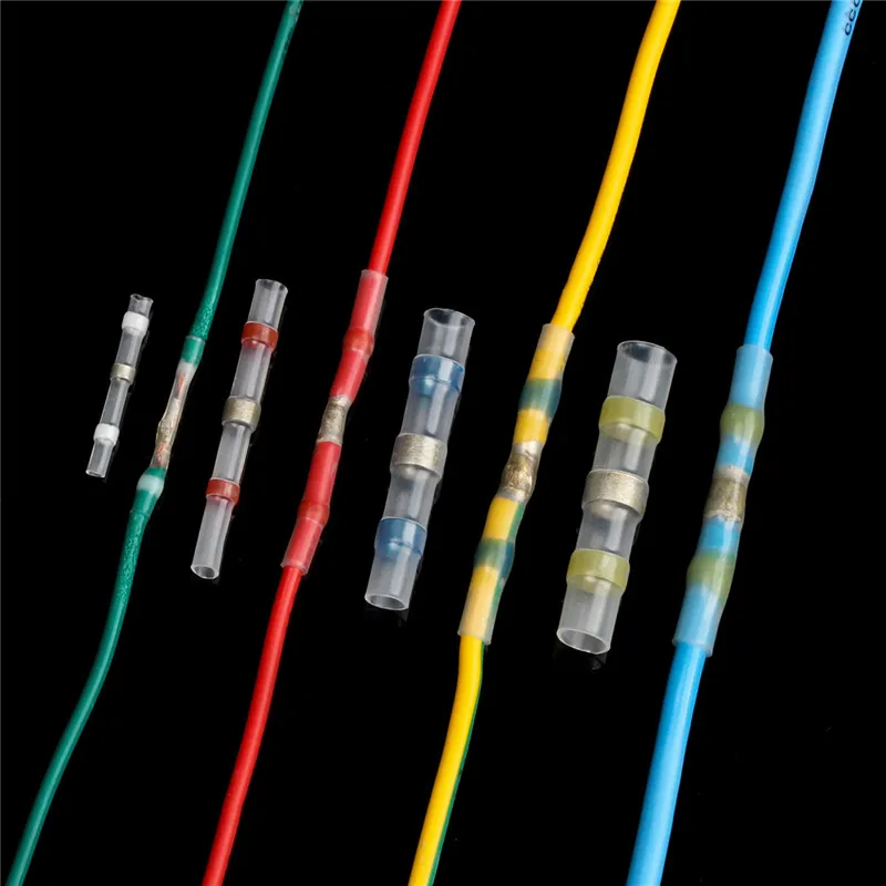 10/30/50PCS Waterproof Solder Seal Sleeve Splice Terminals Heat Shrink Electrical Wire Butt Connectors Kit Assortment 10-26AWG
10/30/50PCS Waterproof Solder Seal Sleeve Splice Terminals Heat Shrink Electrical Wire Butt Connectors Kit Assortment 10-26AWG