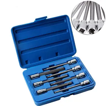 7Pcs Star Extra Long Torx Bit Sockets 3/8 Inch H3 H4 H5 H6 H7 H8 H10 Nuts Set For Auto/Car Repair Home Use Hand Tools Sets
7Pcs Star Extra Long Torx Bit Sockets 3/8 Inch H3 H4 H5 H6 H7 H8 H10 Nuts Set For Auto/Car Repair Home Use Hand Tools Sets