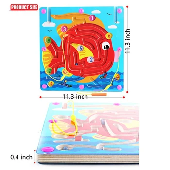 2020 Children Magnetic Maze Toy Kids Wooden Puzzle Game Toy Early Educational Brain Teaser Wooden Toy Jigsaw Board/
2020 Children Magnetic Maze Toy Kids Wooden Puzzle Game Toy Early Educational Brain Teaser Wooden Toy Jigsaw Board/