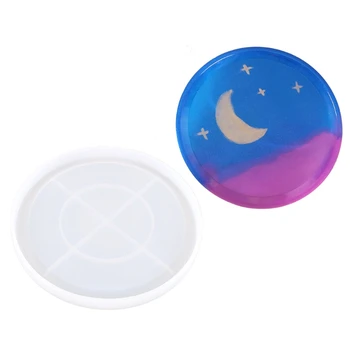Large Round Resin Coaster Molds DIY Silicone Tray Fruit Tea Cup Mat Geode Agate Platter Dish Epoxy Resin Mold Craft Tool
Large Round Resin Coaster Molds DIY Silicone Tray Fruit Tea Cup Mat Geode Agate Platter Dish Epoxy Resin Mold Craft Tool