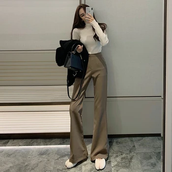 waist drop sense micro speaker floor pants loose CEC pants women's autumn and winter casual straight tube suit pants
waist drop sense micro speaker floor pants loose CEC pants women's autumn and winter casual straight tube suit pants