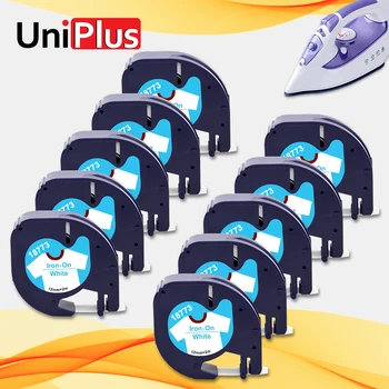 UniPlus 10PK Fabric Iron on Cloth Label Tapes 18775 Blue on White 12mm Width Compatible DYMO Letratag Label Printer LT100H 100T
UniPlus 10PK Fabric Iron on Cloth Label Tapes 18775 Blue on White 12mm Width Compatible DYMO Letratag Label Printer LT100H 100T