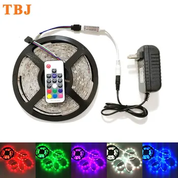 RGB LED Strip set 5M 10M 15M 5050 SMD 30LEDs/m Flexible Waterproof Light Tape + RF Remote controller+DC 12V Power Adapter 
RGB LED Strip set 5M 10M 15M 5050 SMD 30LEDs/m Flexible Waterproof Light Tape + RF Remote controller+DC 12V Power Adapter