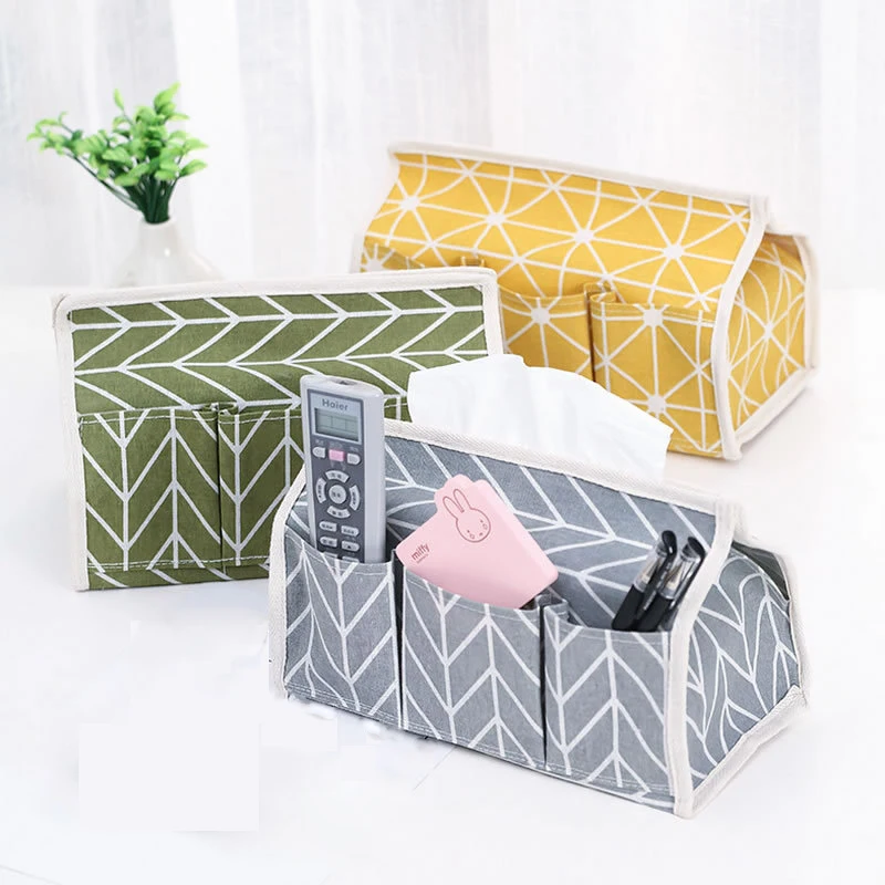 Cotton linen art tissue box napkin rack room car kitchen decoration paper container multifunctional small item storage box
Cotton linen art tissue box napkin rack room car kitchen decoration paper container multifunctional small item storage box