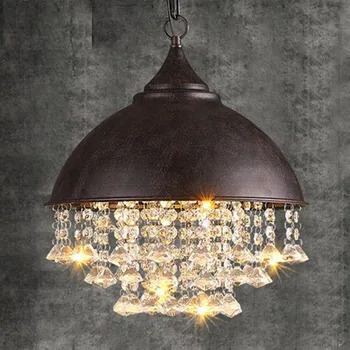 New American Retro Loft Style Vintage Crystal Chandelier LED Light Fixtures For Living Dining Room Hanging Lamp Indoor Lighting
New American Retro Loft Style Vintage Crystal Chandelier LED Light Fixtures For Living Dining Room Hanging Lamp Indoor Lighting