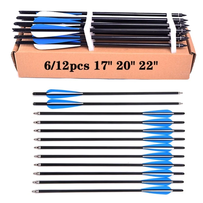 6/12pcs 17\ 20\ 22\Carbon Shaft Crossbow Bolts Arrows Replaceable for Outdoor Archery Hunting Shooting Arco Recurvo
6/12pcs 17\ 20\ 22\Carbon Shaft Crossbow Bolts Arrows Replaceable for Outdoor Archery Hunting Shooting Arco Recurvo