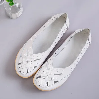 2020 Soft Bottom Comfort Women Flats Shallow mouth Genuine Leather Mother Shoes Comfort For Women Shoes
2020 Soft Bottom Comfort Women Flats Shallow mouth Genuine Leather Mother Shoes Comfort For Women Shoes
