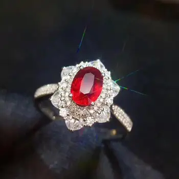 Fine Jewelry GRS cert Pure 18 K Gold Jewelry Natural Red Ruby 1.01ct Diamond Wedding Engagement Female Rings for Women Fine Ring
Fine Jewelry GRS cert Pure 18 K Gold Jewelry Natural Red Ruby 1.01ct Diamond Wedding Engagement Female Rings for Women Fine Ring