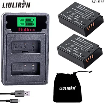 2Pcs LPE17 LP E17 LP-E17 Battery+LCD USB Dual Charger for Canon EOS 200D M3 M6 750D 760D T6i T6s 800D 8000D Kiss X8i Cameras
2Pcs LPE17 LP E17 LP-E17 Battery+LCD USB Dual Charger for Canon EOS 200D M3 M6 750D 760D T6i T6s 800D 8000D Kiss X8i Cameras