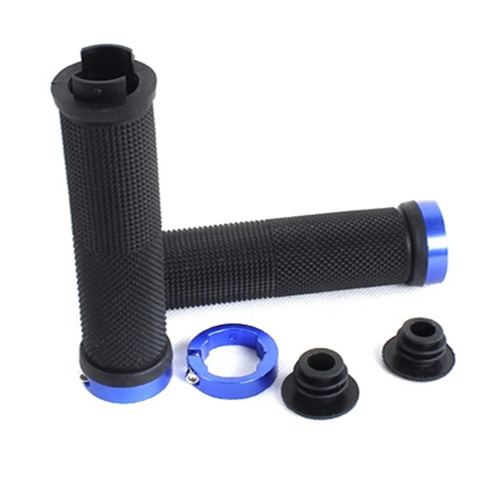 1 Pair MTB Road Bike Handlebar Grips Soft Rubber Anti-Slip Ergonomic Bicycle Handle Bar End Lock On Smooth Handle Cover BC0029 (3)