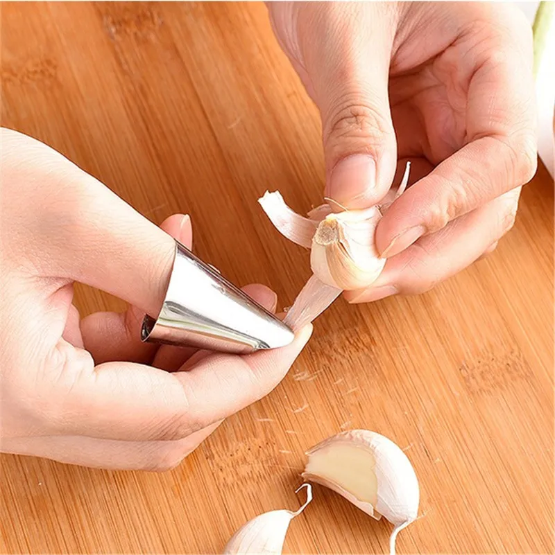 2pcs Multi-Function Protect Finger Picking Cutting Vegetables Garlic Peeling Picker Stainless Steel Finger Anti-Cutting Outdoor
2pcs Multi-Function Protect Finger Picking Cutting Vegetables Garlic Peeling Picker Stainless Steel Finger Anti-Cutting Outdoor