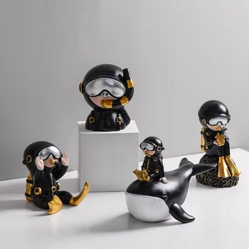 DIVER ART SCULPTURE DECORATION CUTE DIVING FIGURE FIGURINE RESIN CRAFTS NORDIC STYLE CREATIVE LUXURIOUS HOME DECOR DESKTOP R4433 
DIVER ART SCULPTURE DECORATION CUTE DIVING FIGURE FIGURINE RESIN CRAFTS NORDIC STYLE CREATIVE LUXURIOUS HOME DECOR DESKTOP R4433