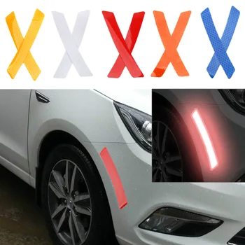 LEEPEE 2Pcs Reflector Protective Sticker Reflective Warning Strip Stickers Car Wheel Rim Eyebrow Safety Warning Light
LEEPEE 2Pcs Reflector Protective Sticker Reflective Warning Strip Stickers Car Wheel Rim Eyebrow Safety Warning Light