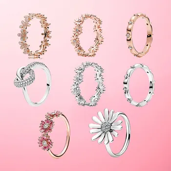 2020 Hot Sale 925 Sterling Silver Ring For Women Flower Sparkling Daisy Petals Band Crown Rings Original Silver Jewelry Gift
2020 Hot Sale 925 Sterling Silver Ring For Women Flower Sparkling Daisy Petals Band Crown Rings Original Silver Jewelry Gift