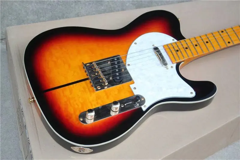 Factory custom Guitar new TL Sunburst Electric Guitar Signature with Dog headstock guitar free shipping
Factory custom Guitar new TL Sunburst Electric Guitar Signature with Dog headstock guitar free shipping