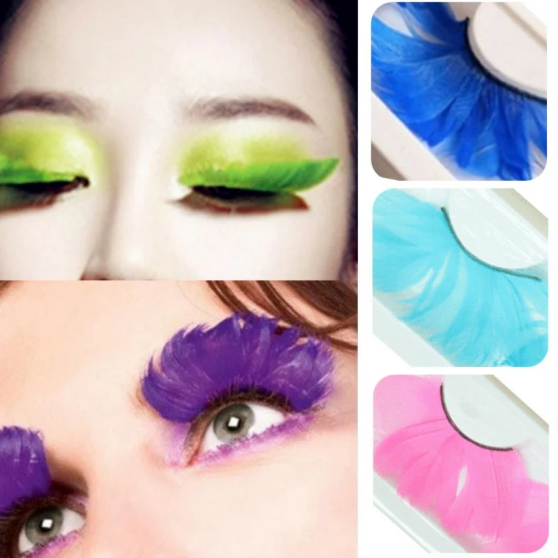Natural Colorful Feather Stage Makeup Fake Eyelashes Thick And Curled Stage False Eye Lashes Extension
Natural Colorful Feather Stage Makeup Fake Eyelashes Thick And Curled Stage False Eye Lashes Extension