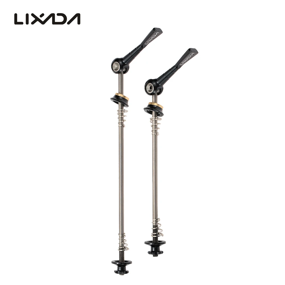 Lixada 2Pcs Ultralight Bicycle Skewers Quick Release Titanium Axle QR Skewer Mountain Road Bicycle Cycling MTB Wheel Hub Skewers
Lixada 2Pcs Ultralight Bicycle Skewers Quick Release Titanium Axle QR Skewer Mountain Road Bicycle Cycling MTB Wheel Hub Skewers