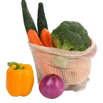 10pcs Cotton Mesh Bags Reusable Washable Drawstring Vegetable Bags Fruit Organization Bag
10pcs Cotton Mesh Bags Reusable Washable Drawstring Vegetable Bags Fruit Organization Bag