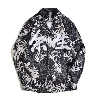 Mens Hawaiian Shirt 2019 Casual Print Loose Long Sleeve Sunscreen shirt Oversize camisa masculina Male chemise homme 
Mens Hawaiian Shirt 2019 Casual Print Loose Long Sleeve Sunscreen shirt Oversize camisa masculina Male chemise homme