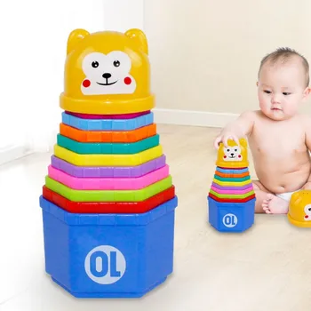 Stacking Nest Learning Stack Up Rainbow Tower Blocks Puzzles Baby Kids Early Education Toy
Stacking Nest Learning Stack Up Rainbow Tower Blocks Puzzles Baby Kids Early Education Toy