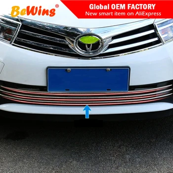 Car styling For 14-18 Corolla refitting Automobile middle net refitting new corolla front and lower bumper trim strip
Car styling For 14-18 Corolla refitting Automobile middle net refitting new corolla front and lower bumper trim strip
