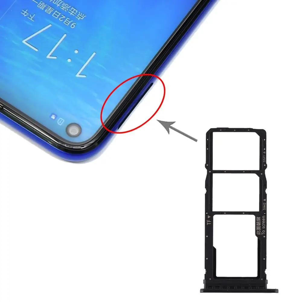 Лоток для SIM-карты iPartsBuy + лоток карт Micro SD Huawei Honor Play 3 | Мобильные телефоны и