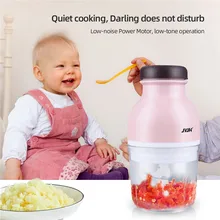 JVJH Electric Baby Food Processor Vegetable Chopper Garlic Squeezer Meat Grinder Mini Crushed Garlic Masher Garlic Artifact 1.5L 
JVJH Electric Baby Food Processor Vegetable Chopper Garlic Squeezer Meat Grinder Mini Crushed Garlic Masher Garlic Artifact 1.5L