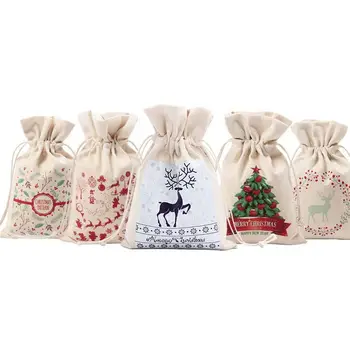 5 Pack Christmas Bags Santa Sack,Canvas Bag for Gifts Kids Christmas Gift,Candy,Jewelry Storage,Drawstring Bag for Storage Use-- 
5 Pack Christmas Bags Santa Sack,Canvas Bag for Gifts Kids Christmas Gift,Candy,Jewelry Storage,Drawstring Bag for Storage Use--