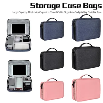 Digital Accessories Storage Bag Travel Cable Organizer Gadgets Bag Portable Case Large Capacity Electronics Organizer
Digital Accessories Storage Bag Travel Cable Organizer Gadgets Bag Portable Case Large Capacity Electronics Organizer