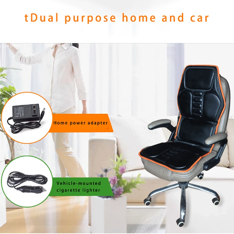 Multi-function Household Wireless Electric Massage Cushion Body Heating Massage Cushion Car Neck Shoulder Car Cushion
Multi-function Household Wireless Electric Massage Cushion Body Heating Massage Cushion Car Neck Shoulder Car Cushion