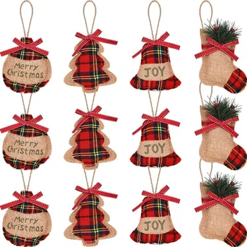 Christmas Burlap Tree Ornaments Hanging Decorations,Christmas Stocking Tree Ball Bell Shape Christmas Party Decoration
Christmas Burlap Tree Ornaments Hanging Decorations,Christmas Stocking Tree Ball Bell Shape Christmas Party Decoration