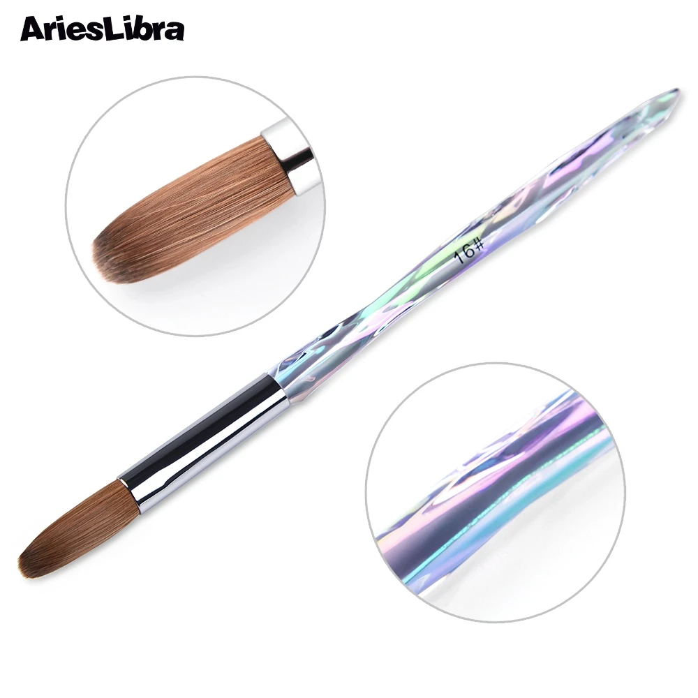 1pc 16# Kolinsky Sable Acrylic Nail Art Brush Symphony Nail Paint Brush UV Gel Liquid Powder Nail Extension Manicure Pen Brush
1pc 16# Kolinsky Sable Acrylic Nail Art Brush Symphony Nail Paint Brush UV Gel Liquid Powder Nail Extension Manicure Pen Brush